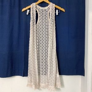 Wallflower Cream Knit Vest